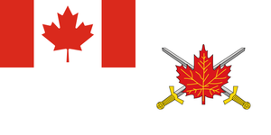 Flag of the Canadian Army (1998-2013)