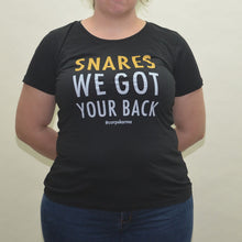 Load image into Gallery viewer, Snares: We Got Your Back Tee