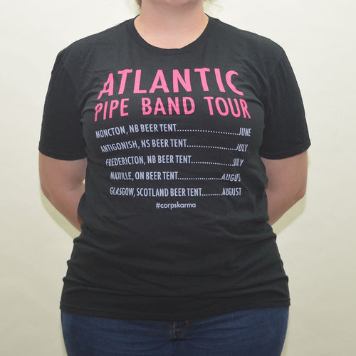 Pipe Band Atlantic Tour Tee